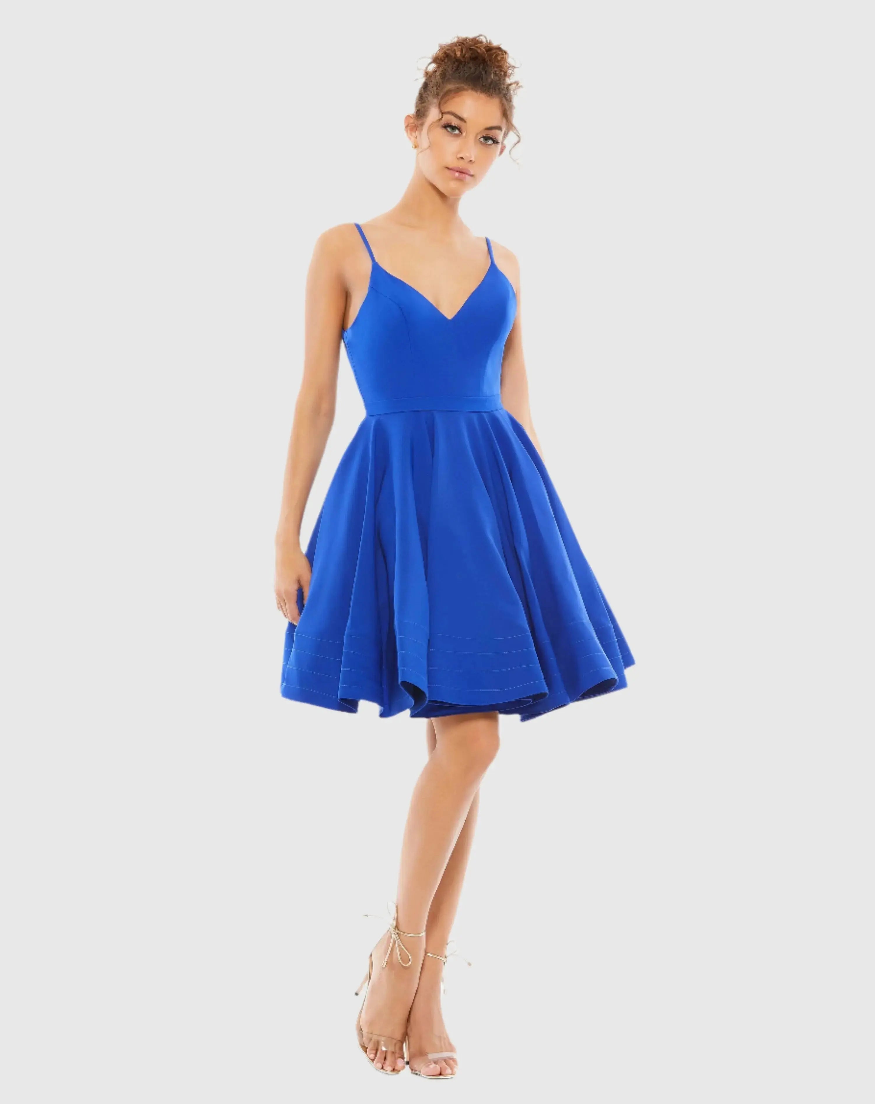 Low Back A-Line Party Dress